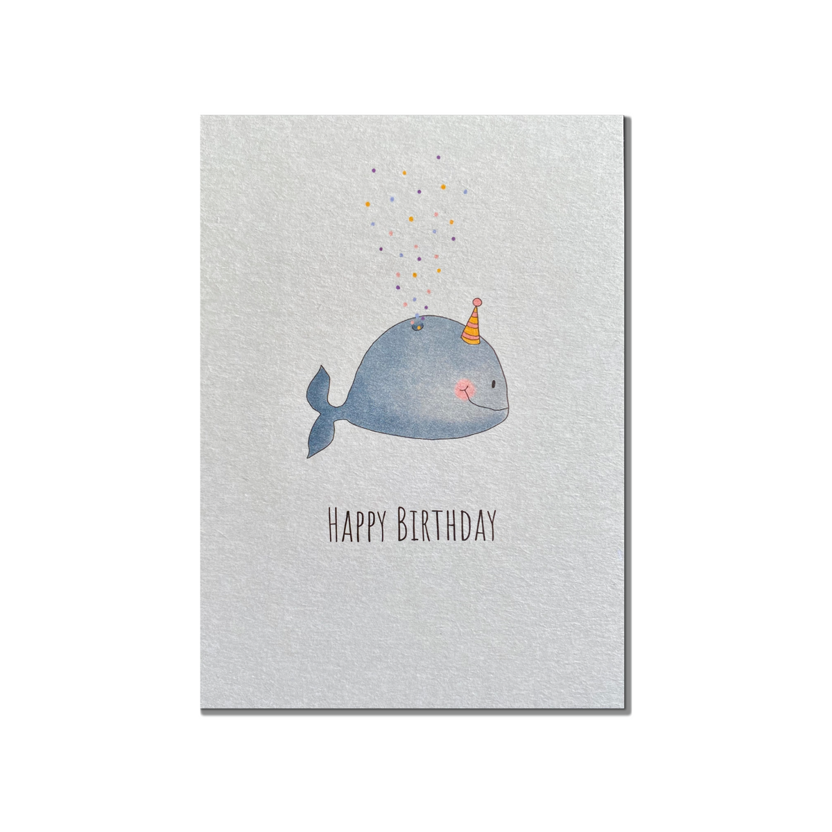 KEITCARDS Postkarte Wal "Happy Birthday"